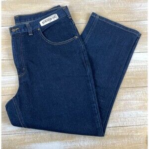 Carhartt 386-83 Modern Fit Work Jeans Men's 38 x 28 Blue Exclusively for Rental